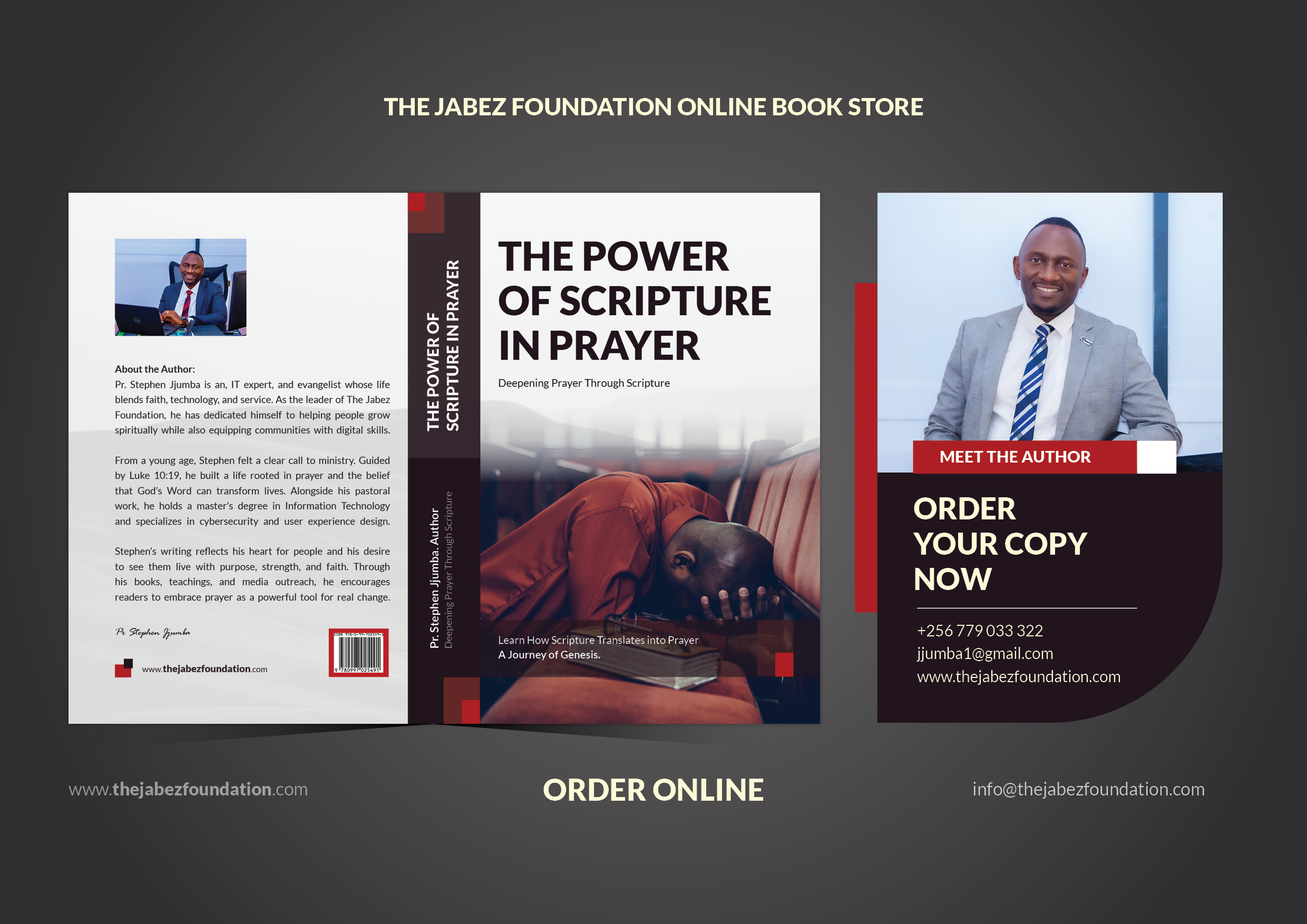 The Power of Scripture in Prayer book and author promotional artwork